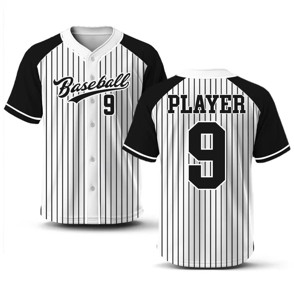 Custom shirt New High-Quality Baseball Uniforms Summer Outdoor Breathable Sportswear Men Women's Baseball Fan Customizable Tops