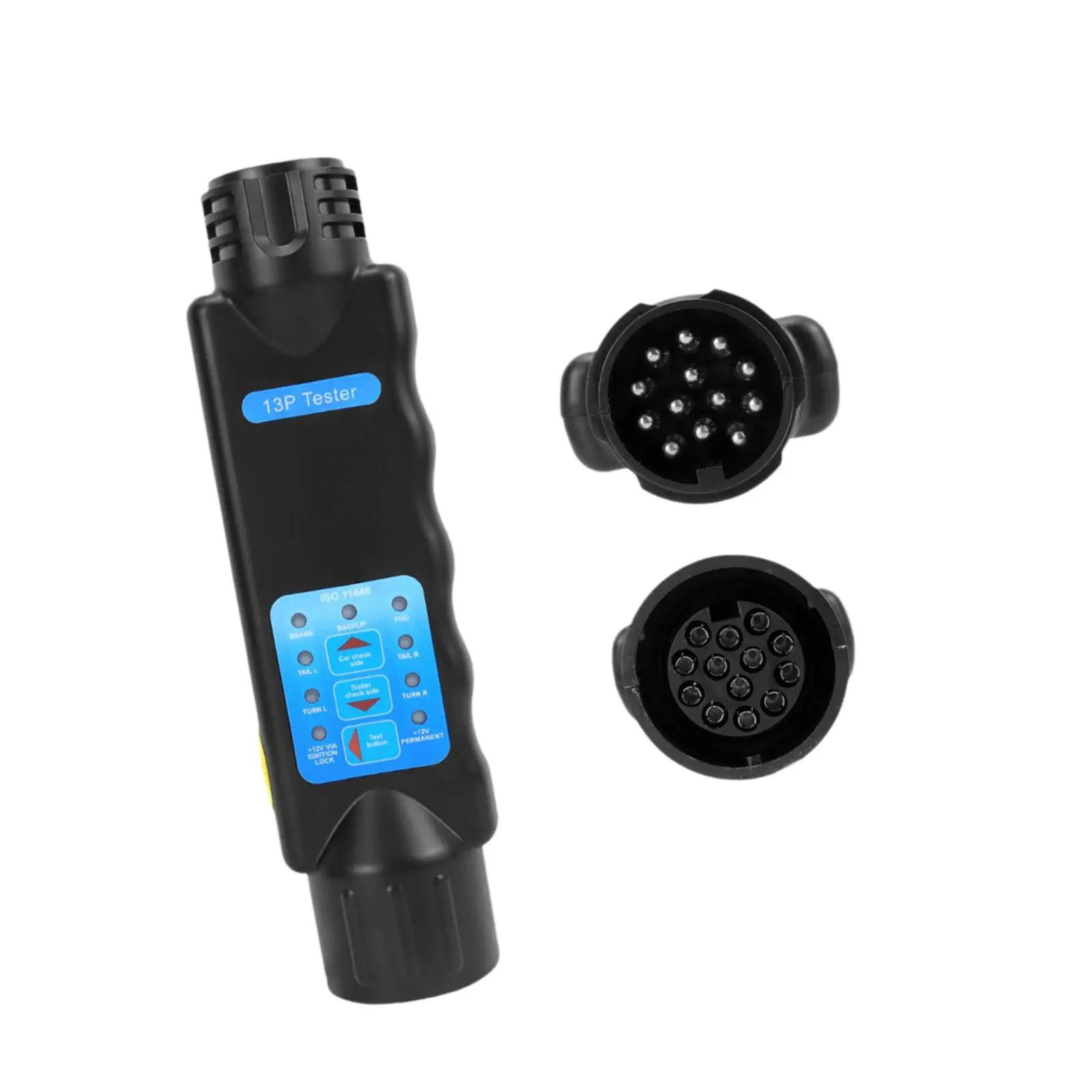 13 Pin Trailer Socket Tester Wiring Circuit Checker for RV Truck Bus Boat Caravan Diagnostic Tool