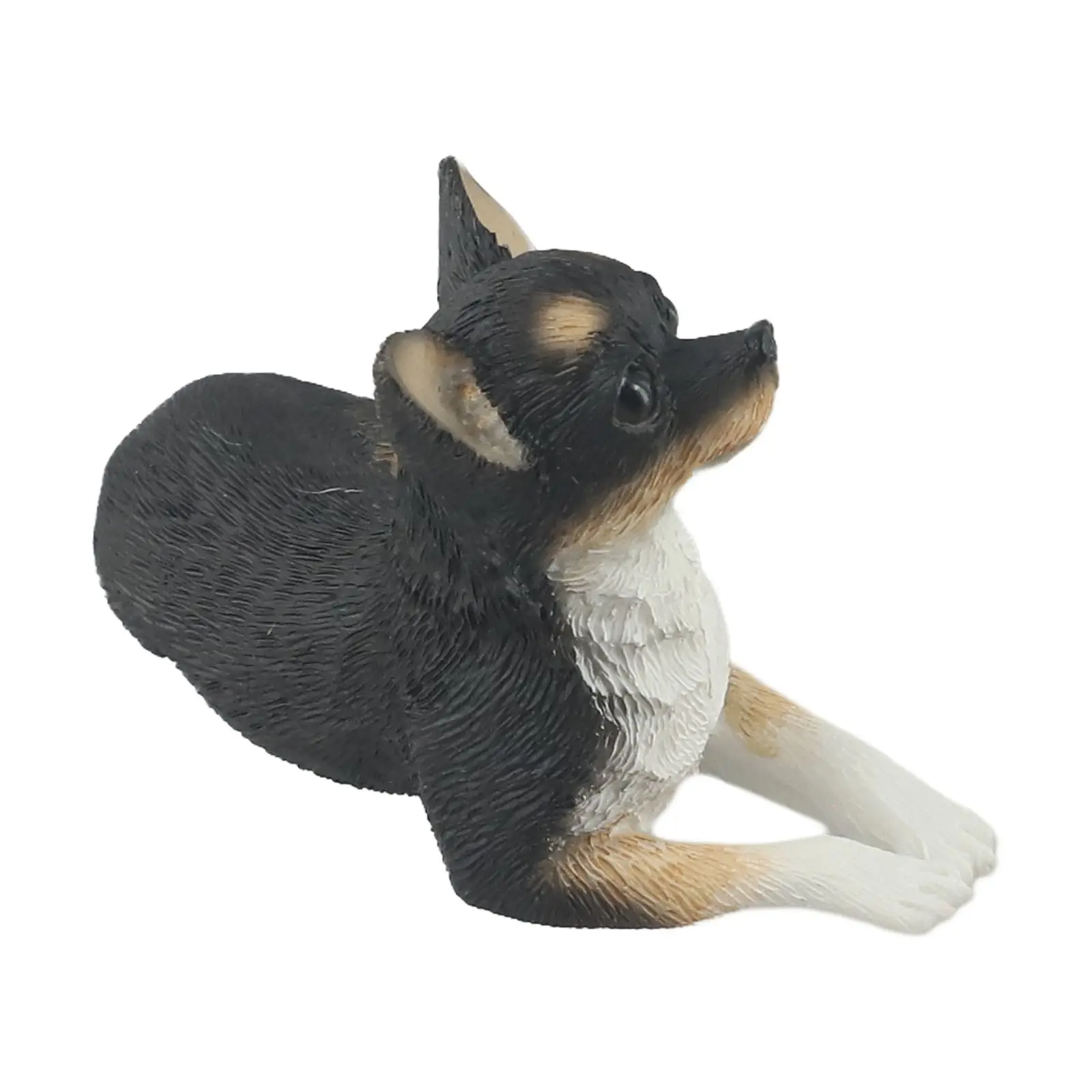 

For Garden Lifelike Chihuahua Ornament Chihuahua Sculpture Versatile Choice Compact Size Durability In Outdoor Use