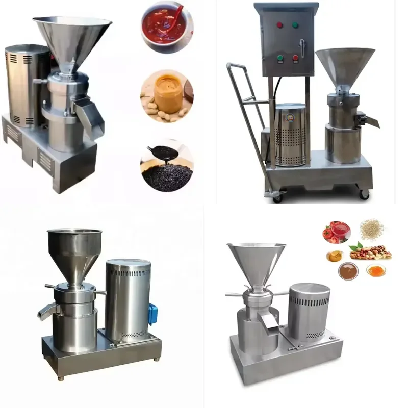 for Hede Direct Sales Nut Grinding Combination Almond Sesame Hazelnut Butter Peanut Butter Colloid Mill
