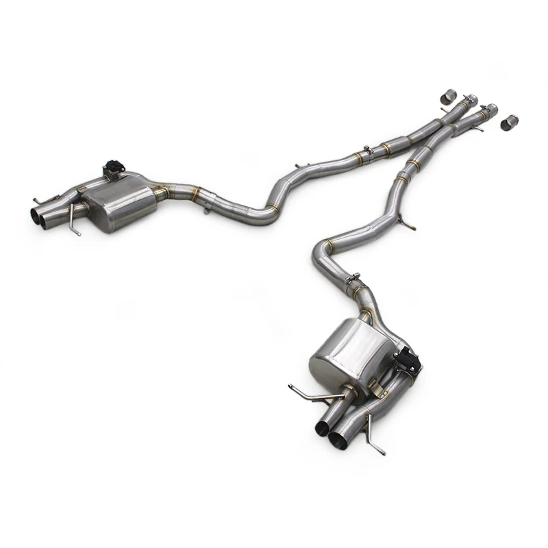 

OEM Car Exhaust For Mercedes-Benz S560 W222 2018-2019 Stainless Steel Exhaust Electronic Valve Muffler With Resonator