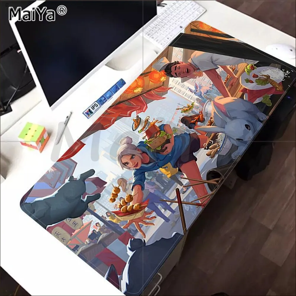 Hot Valorant เกม Mousepad สวยงามทนทานยางแผ่นรองเม้าส์ Pad ขนาดสําหรับ CSGO เกม Desktop PC คอมพิวเตอร์แล็ปท็อป