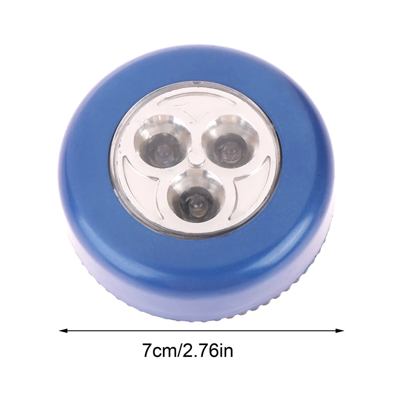 Wardrobe Bedroom Stairs Mini Touch Control Night Light Kitchen Wireless LED Cabinet Light Battery Powered Closet Light