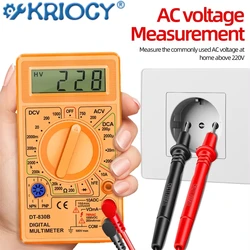 DT830B Handheld Digital Multimeter Mini Universal Handheld Multimeter Electrical Instrumentation Electrical Instrumentation Tool