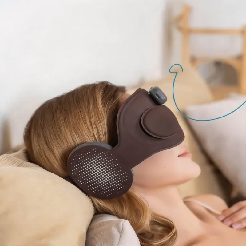 3D sleep mask memory sponge blackout eye mask, suitable for travel, home, bedroom, office, and nap