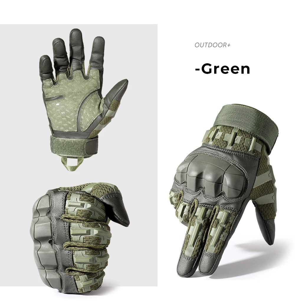 Taktische Outdoor-Handschuhe mit Touchscreen, Hartschale, rutschfeste Schutzausrüstung für Sport, Wandern, Klettern, Jagd, Radfahren, Motorrad – Detail 23