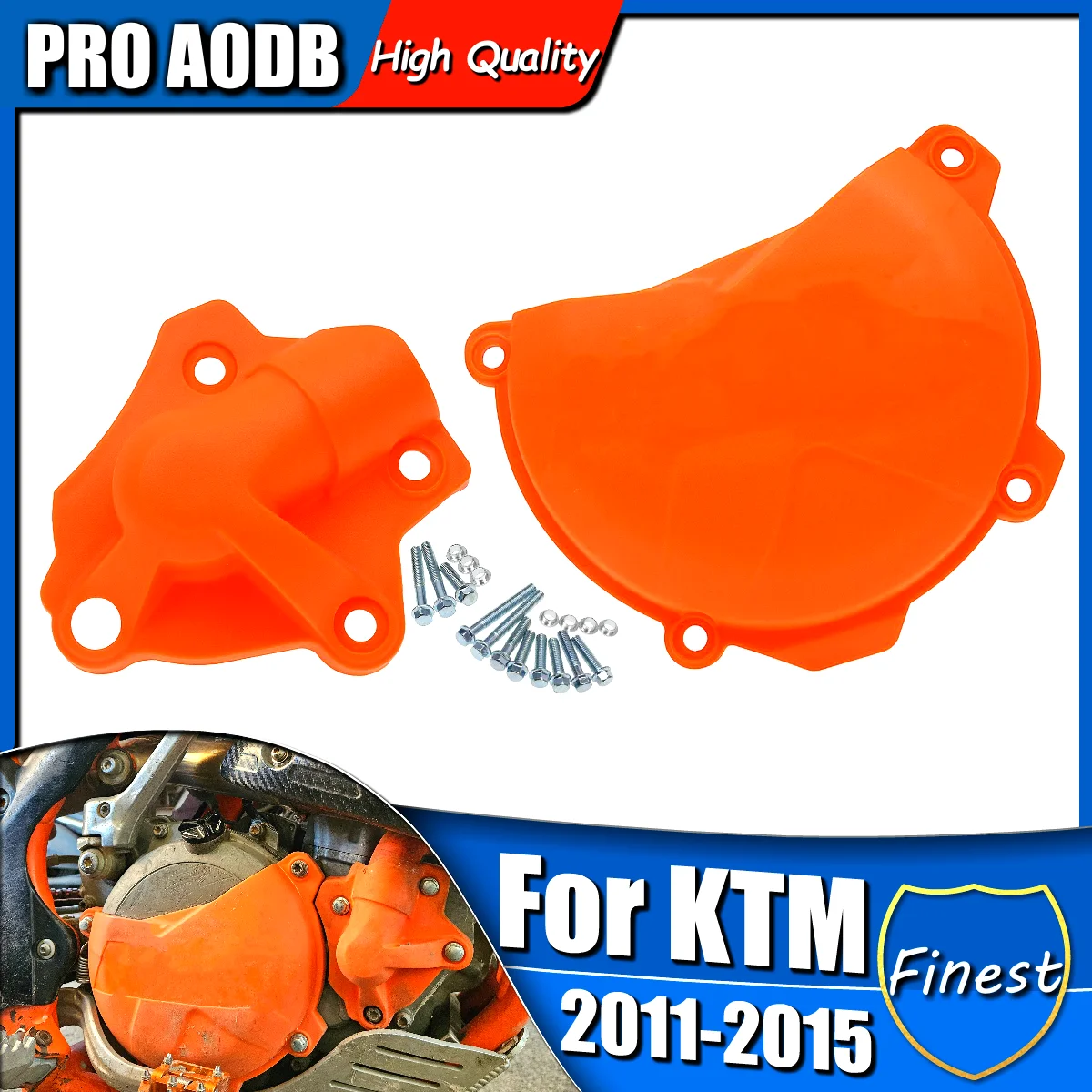

Motorcycle Dirt Bike Engine Clutch Guard Water Pump Cover For KTM 250 350 SXF EXCF SIX DAYS XCF XCFW SXF FREERIDE 2011 2012-2016