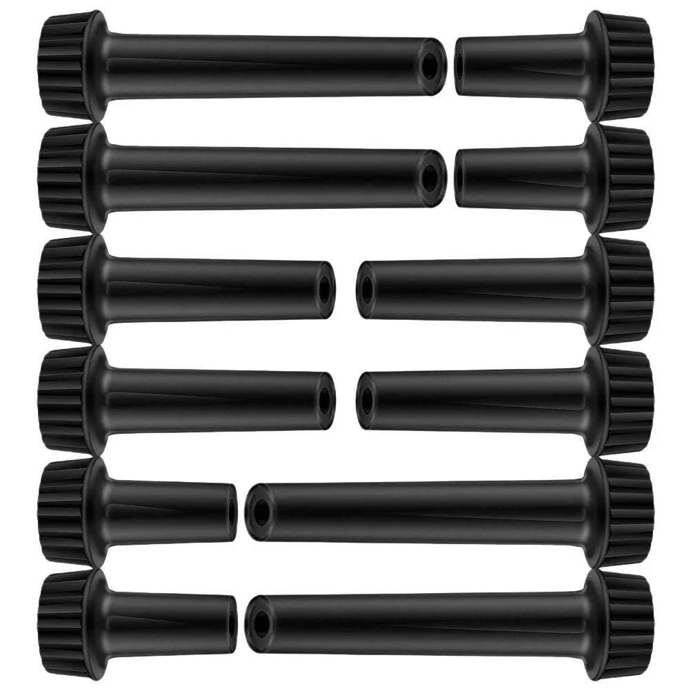 

12 шт. Запасные пластиковые ручки-переключатели для ламп с удлиненной ручкой, кнопки включения/выключения, запчасти для патронов ламп, поворотные ручки-переключатели