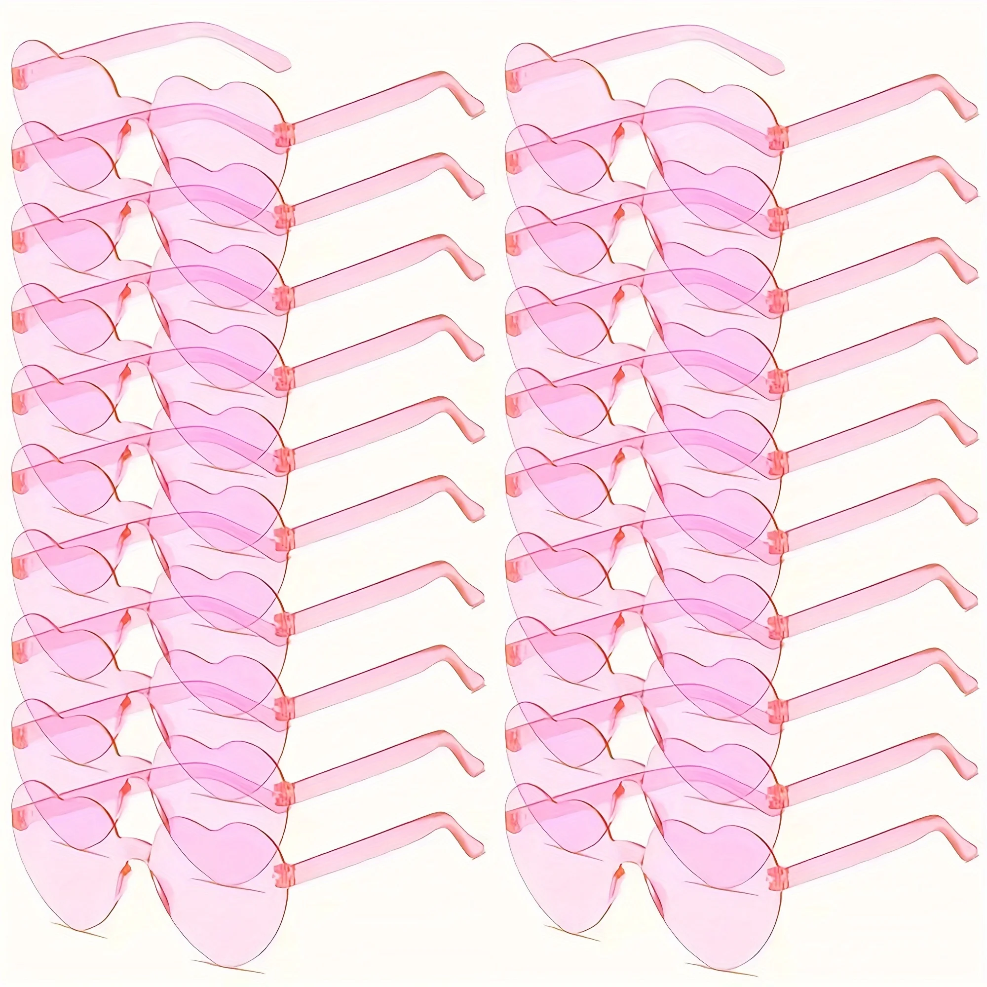 20 Pairs Heart Sunglasses for Women Heart Shaped Sunglasses Bulk Colorful Heart Glasses for Party Favor Christmas Decorations