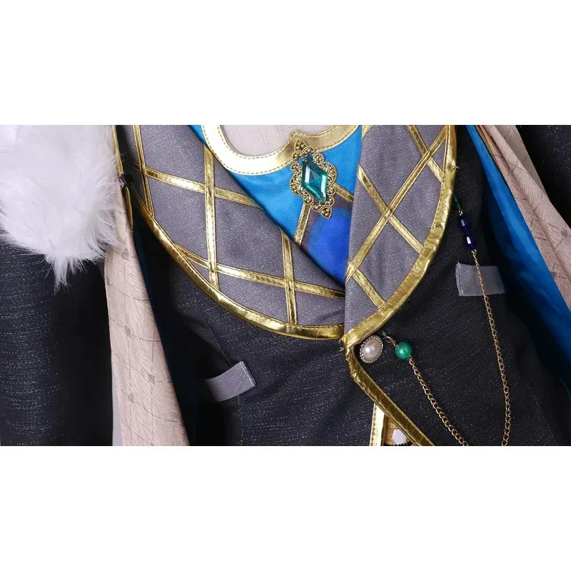 أزياء هونكاي ستار رايل افينتورين التأثيرية، أزياء قبعة الساعة، ملابس حفلات الكرنفال، ملابس لعب الأدوار للبالغين، مجموعة كاملة من الزي الرسمي للرجال