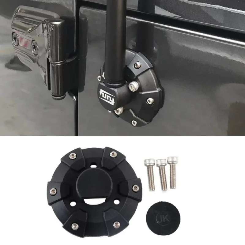 

1PCS Radio Antenna Base Cover Black for 2007-2023 Jeep Wrangler JK JKU JL JLU Gladiator JT Car Accessories