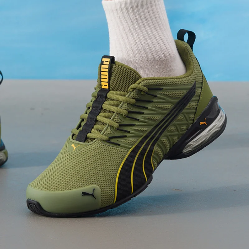 PUMA Men's 2026 Summer Olive Green Voltaic Evo Cushioned Running Shoes 379601-05