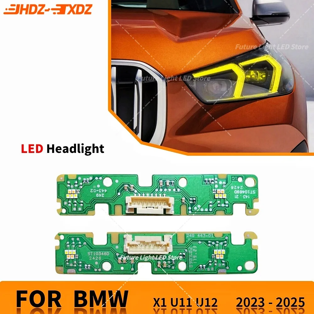 

Yellow Blue Red Angel Eyes DRL LED Boards For BMW X1 U11 U12 2023-20254 LED Headlight Daytime Running Light Module 63115A64445