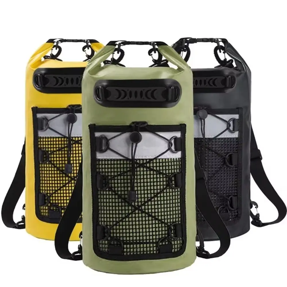 10L 20L 30L Waterproof PDry Bag PVC Pack Sports Bag Surfing Boating Bag Shoulder Strap Large Capacity Swimming Backpack