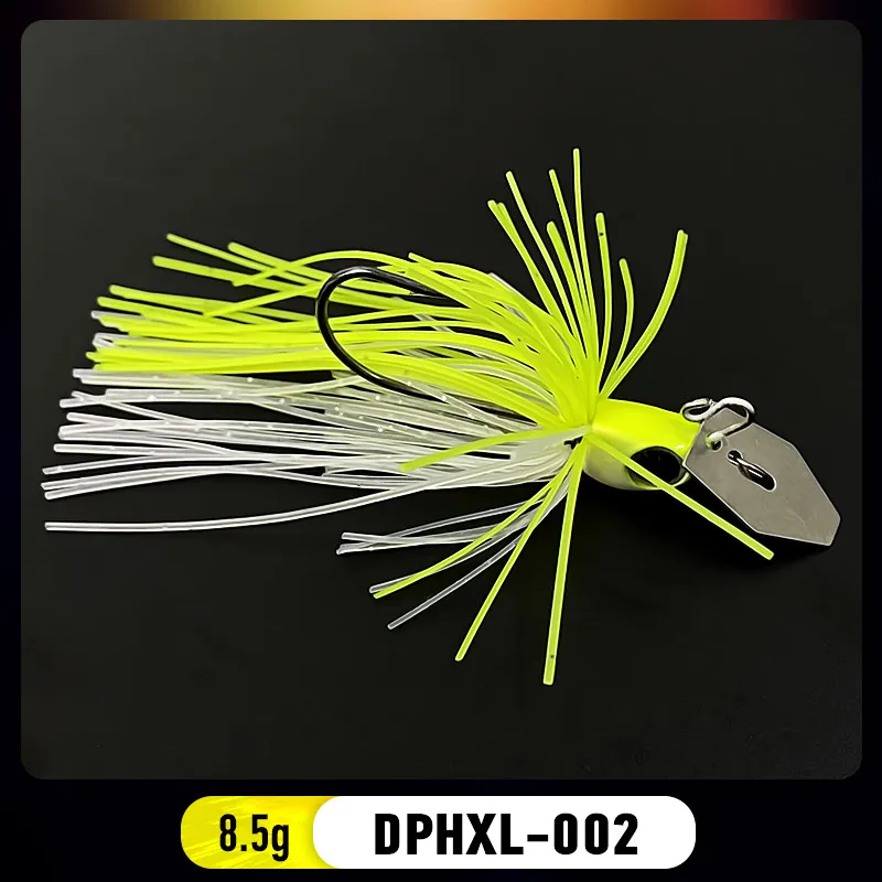 Bazooka 15g 18g Spinnerbait Angelköder Drahtköder Metall Spinner Buzzbait Swimbait Haken JIG Kit Rock Peche für Bass Pike Winter