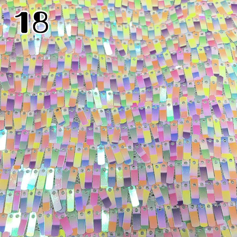 100x130cm Glitter Sparkly Fabric Iridescent Sequin Embroidery Mesh Fabric Stage Costume Party Evening Dress Decor Diy Material