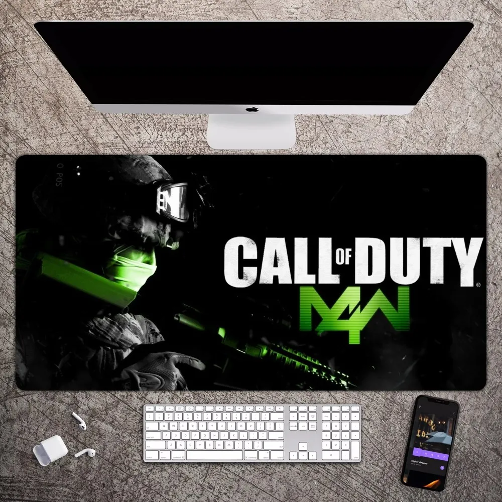 C-Call of D-Duty 4 Game Mousepad Large Gaming Compute Gamer PC Keyboard Mouse Mat