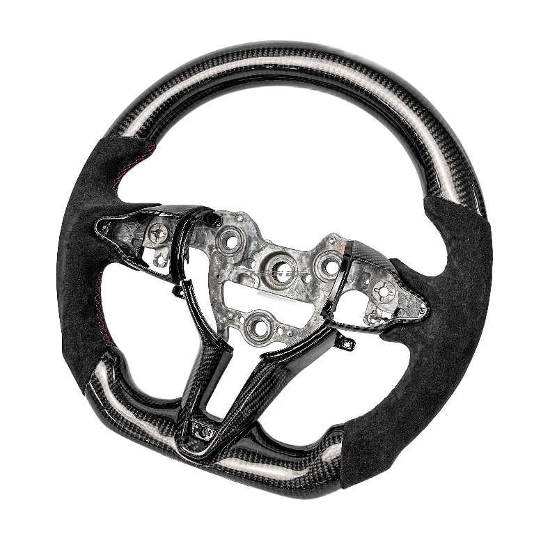 

Высококачественный кастомизированный руль из карбона для спортивных автомобилей Hyundai ELANTRA N, I30n, Kona N, I20n, SONATA, для тюнинга и гонок.