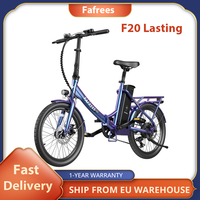 Fafrees F20 Lasting Electric Bike, 250W Motor, 36V 18.2Ah Battery, 20*1.95'' Tires City Ebike , 25km/h Max Speed，Disc Brakes