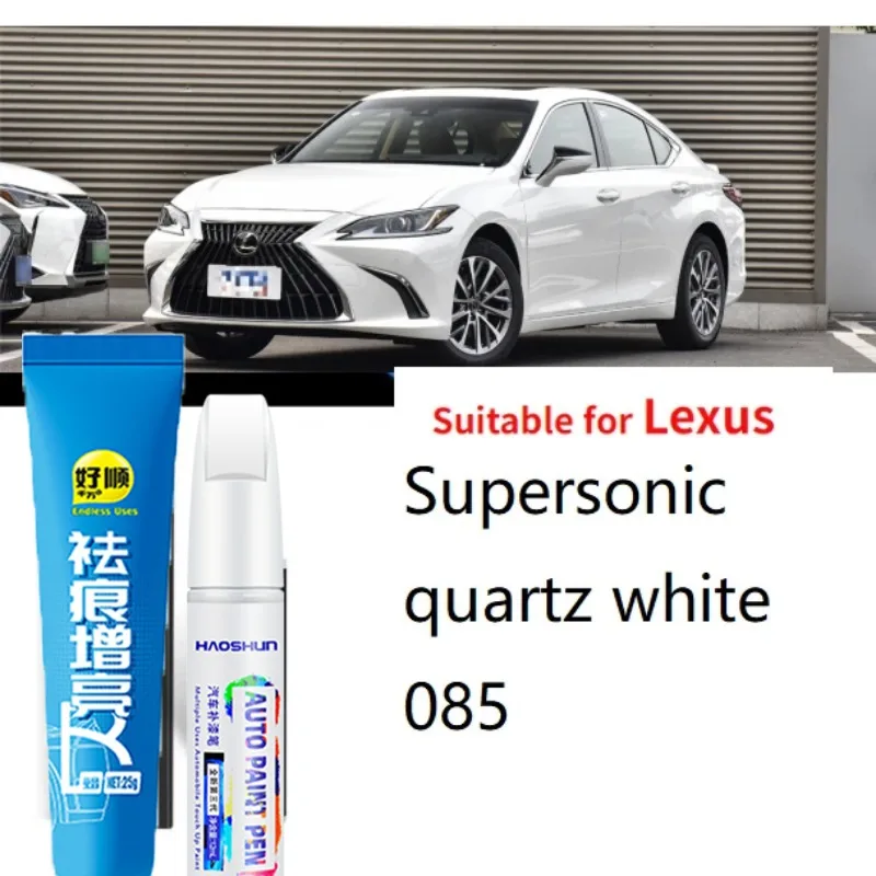 

Подходит для Lexus ES RX LF-NX GX LX NX Supersonic Quartz White 085 Pearl White 085, ручка для удаления царапин, краска для ретуши