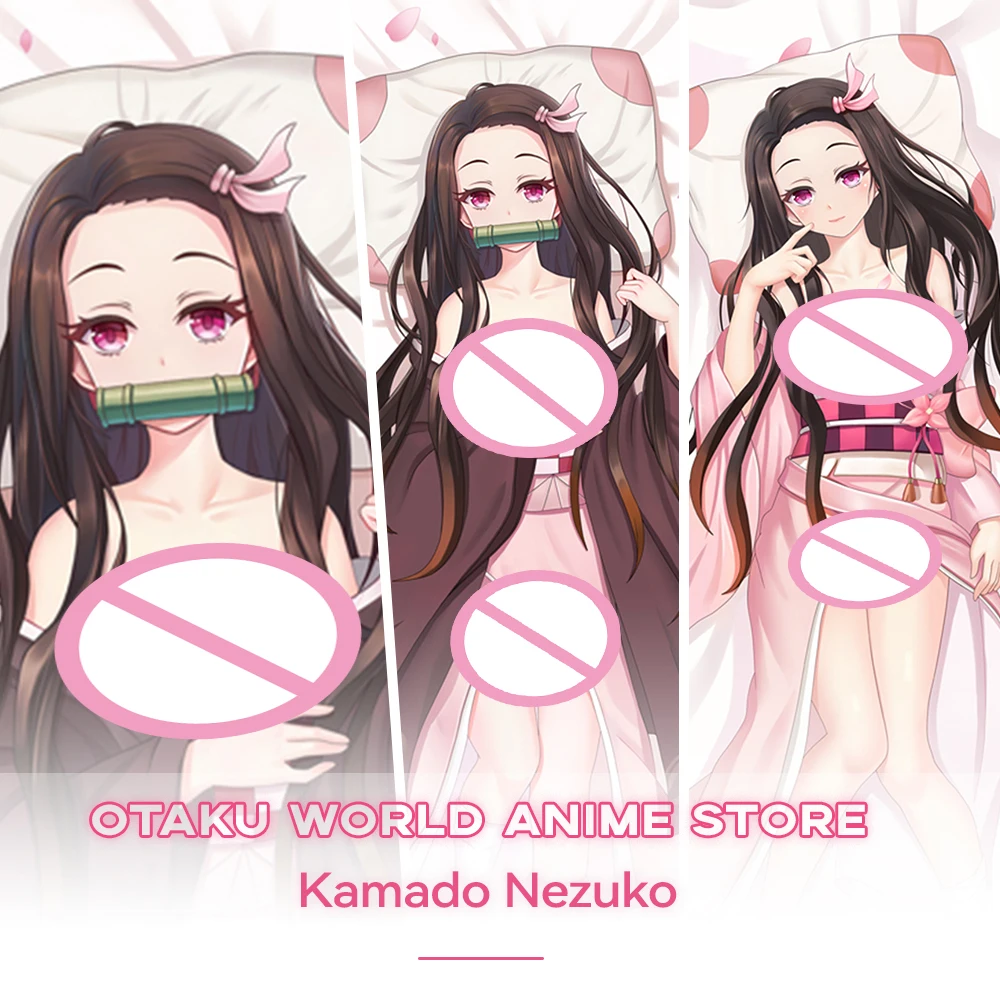 

Kimetsu No Yaiba Kamado Nezuko Dakimakura Аниме Otaku Сексуальная обнимающая подушка для тела Женская подушка для косплея декоративное постельное белье