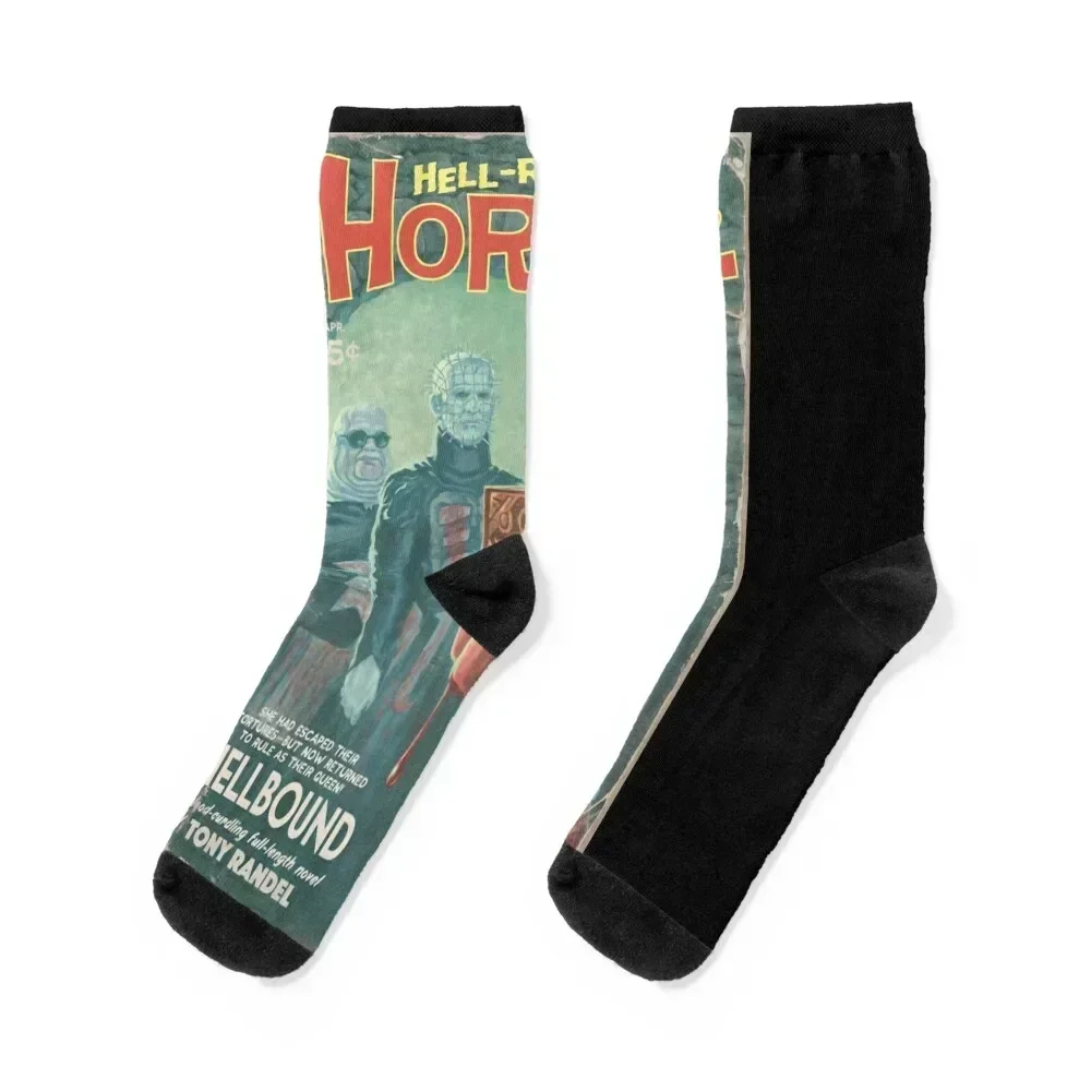 

For Men Women Hellraiser Retro Vintage Socks professional running sports stockings luxe gift Luxury Woman Socks Men's