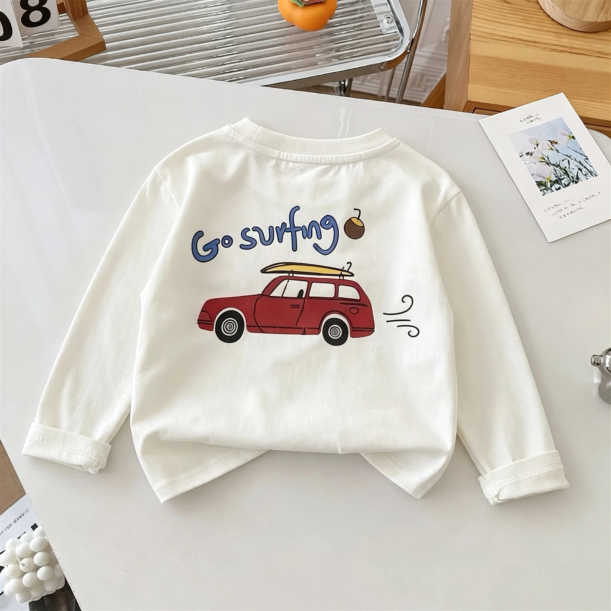 Spring Autumn Kids Clothing Long Sleeve Tops Bottoming Shirt Simple Versatile Baby Boy Girl Casual Base Shirts Children Clothes