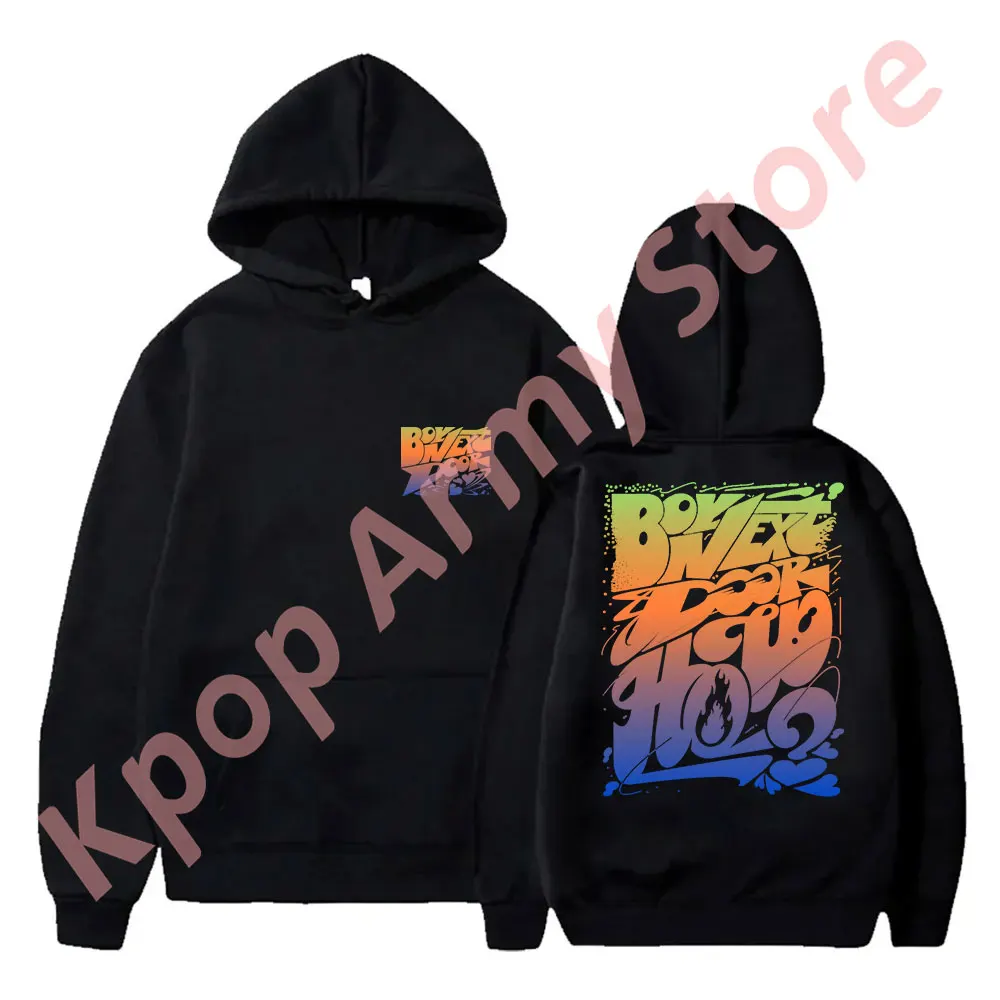 Kpop BOYNEXTDOOR HOW Merch Hoodies New Logo Hooded Sweatshirts Women Men Fashion Casual Streetwear