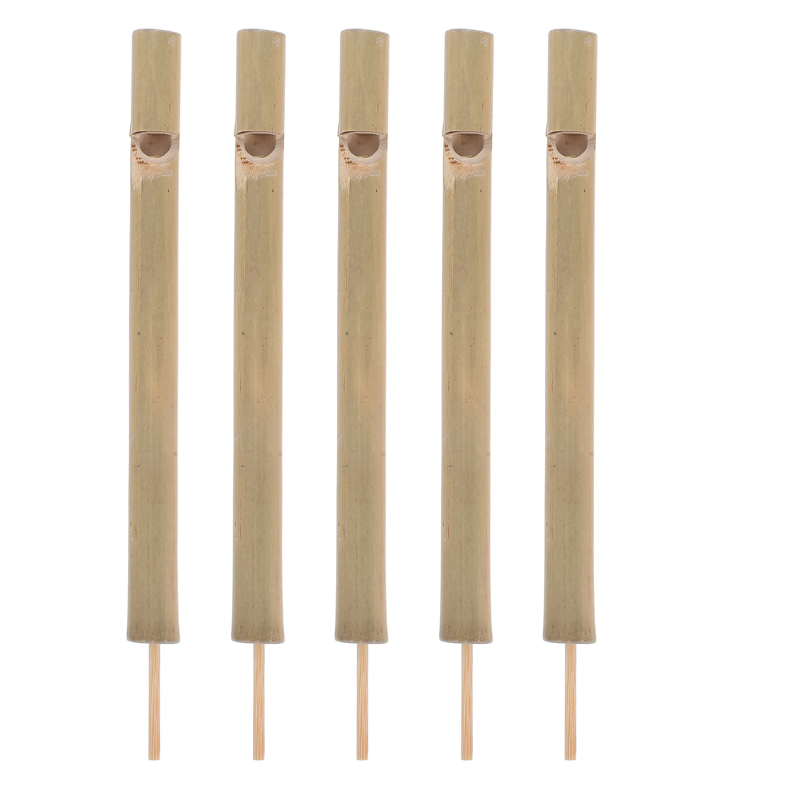 

5 Pcs Bird Flute Whistle Slide Whistles Toy Musical Portable Bamboo Teens Call Toys