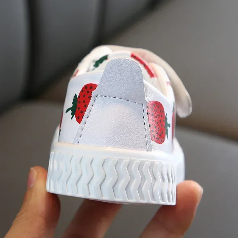Children's Canvas Shoes Spring Autumn Embroidery Cartoon Boys and Girls Single Shoes Solid Color Soft Non-slip Kids Casual Shoes