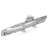 3D Metal Puzzle DIY Handmade Mini Assembly Model U-Boat XXI