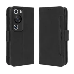 For Huawei P60 4G Case Premium Leather Wallet Leather Flip Multi-card slot Cover For Huawei P60 Pro P60Pro 4G P60 Art Phone Case
