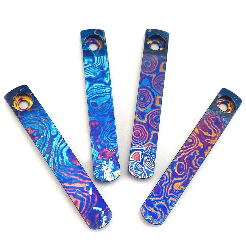 CNC Timascus / دمشق التيتانيوم مشبك الجيب المتكامل المشبك ل Spyderco Para 3 خفيفة الوزن اليعسوب ليل الأصلي مانيكس 2 LW