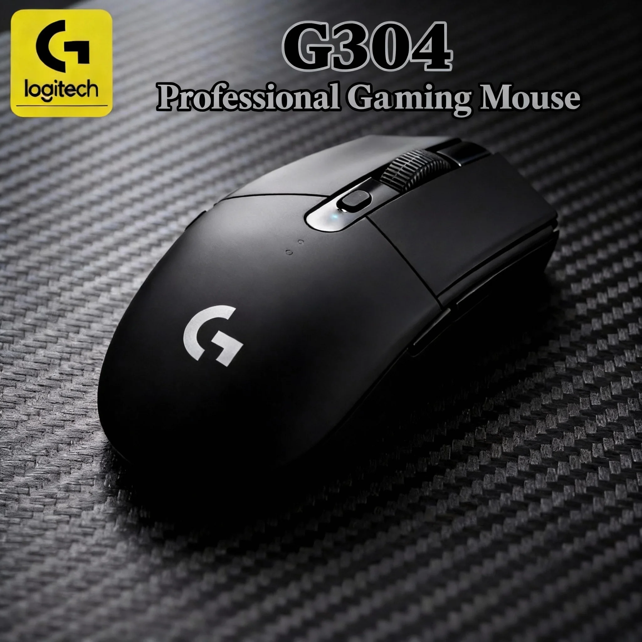 [Limited-Time Offer] Logitech G304 Wireless Mouse, Hero 12K Sensor, Precise Control, Multi-Platform Compatibility