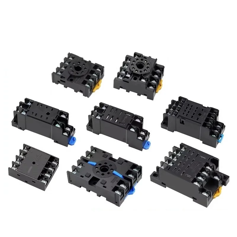2pcs Relay Base Socket PTF08A PYF08A PYF14A 8Pin 11Pin 14Pin PF083A P3G-08 P2CF-08 PF085A PF113A Small Intermediate Relay