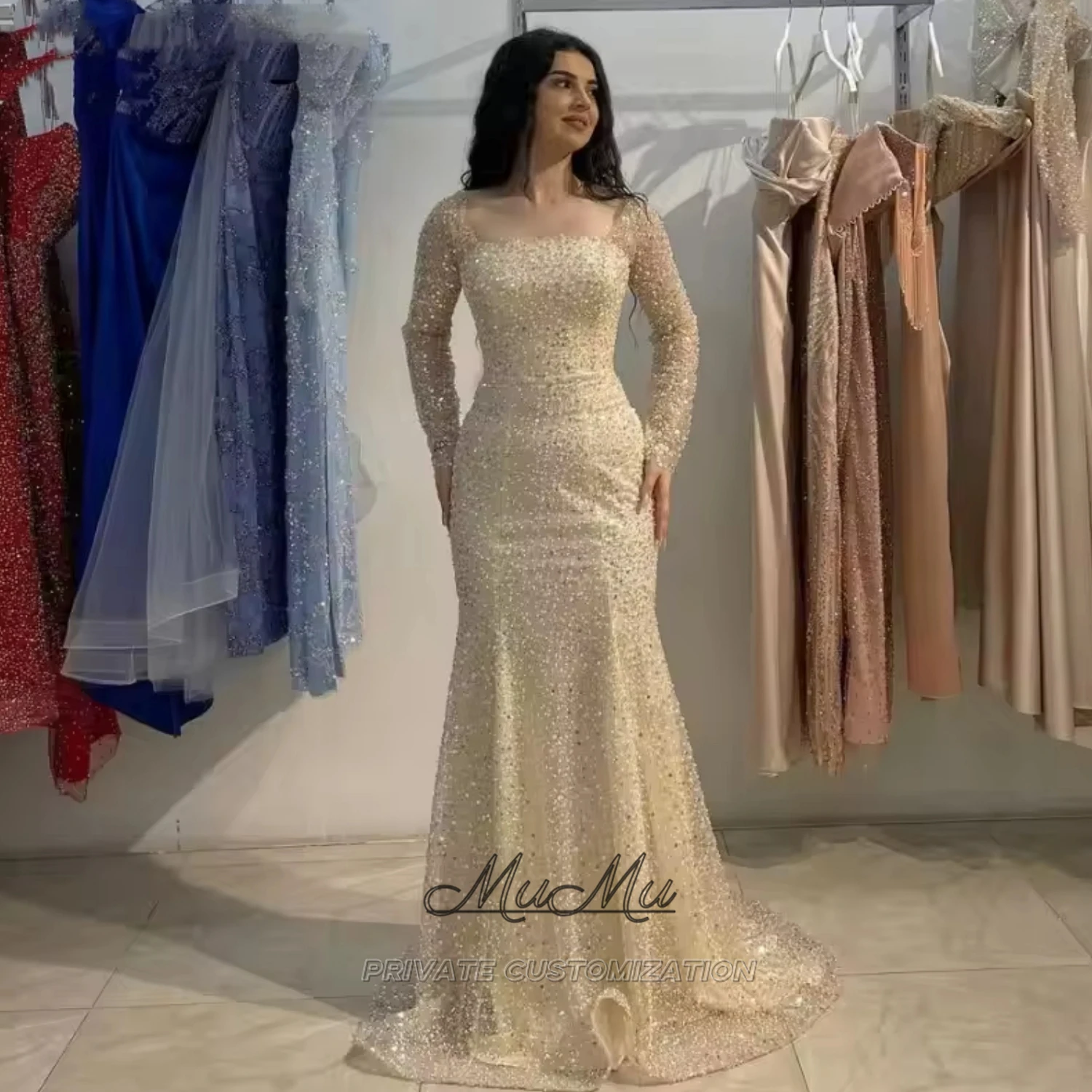 MuMu Customized Elegant Evening Dress Prom Dresses for Special Occasions Long Dresses for Wedding Party dresses Cocktail Dresses