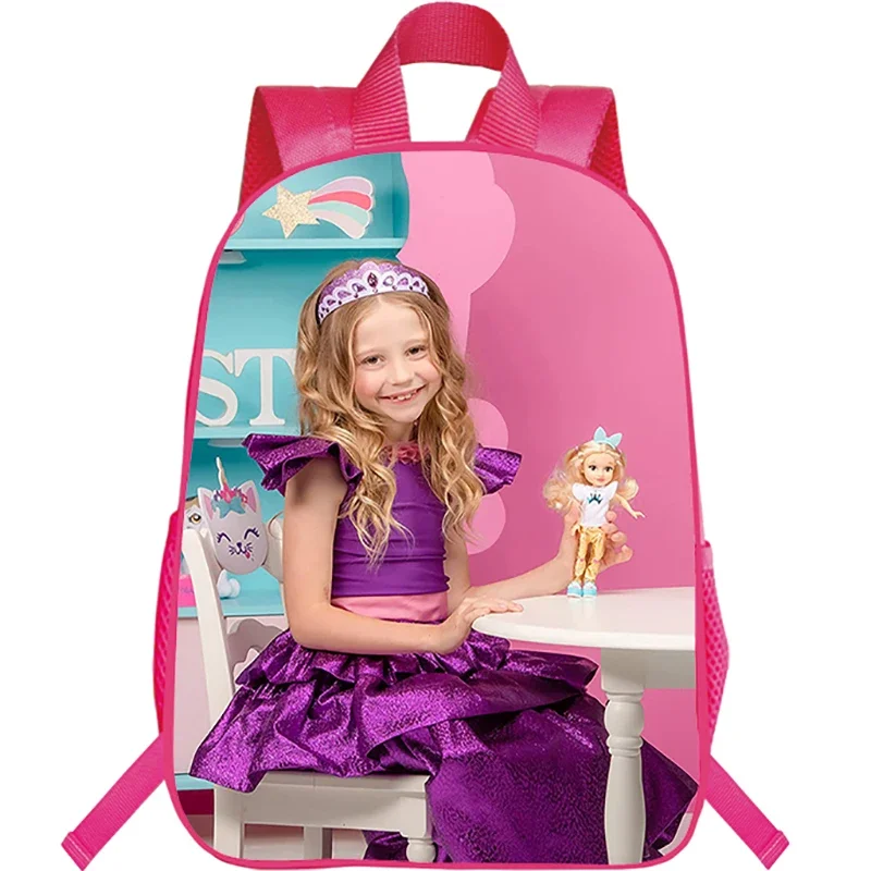 Like Nastya backpack Child Star School Bag Custom Large Capacity Backpack Kids Bags for Girls Kawaii Schoolbag gift