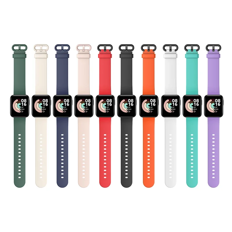 Strap For Xiaomi Mi Watch Lite band sport Silicone SmartWatch Replacement watchband Bracelet mi watch lite Redmi Watch strap