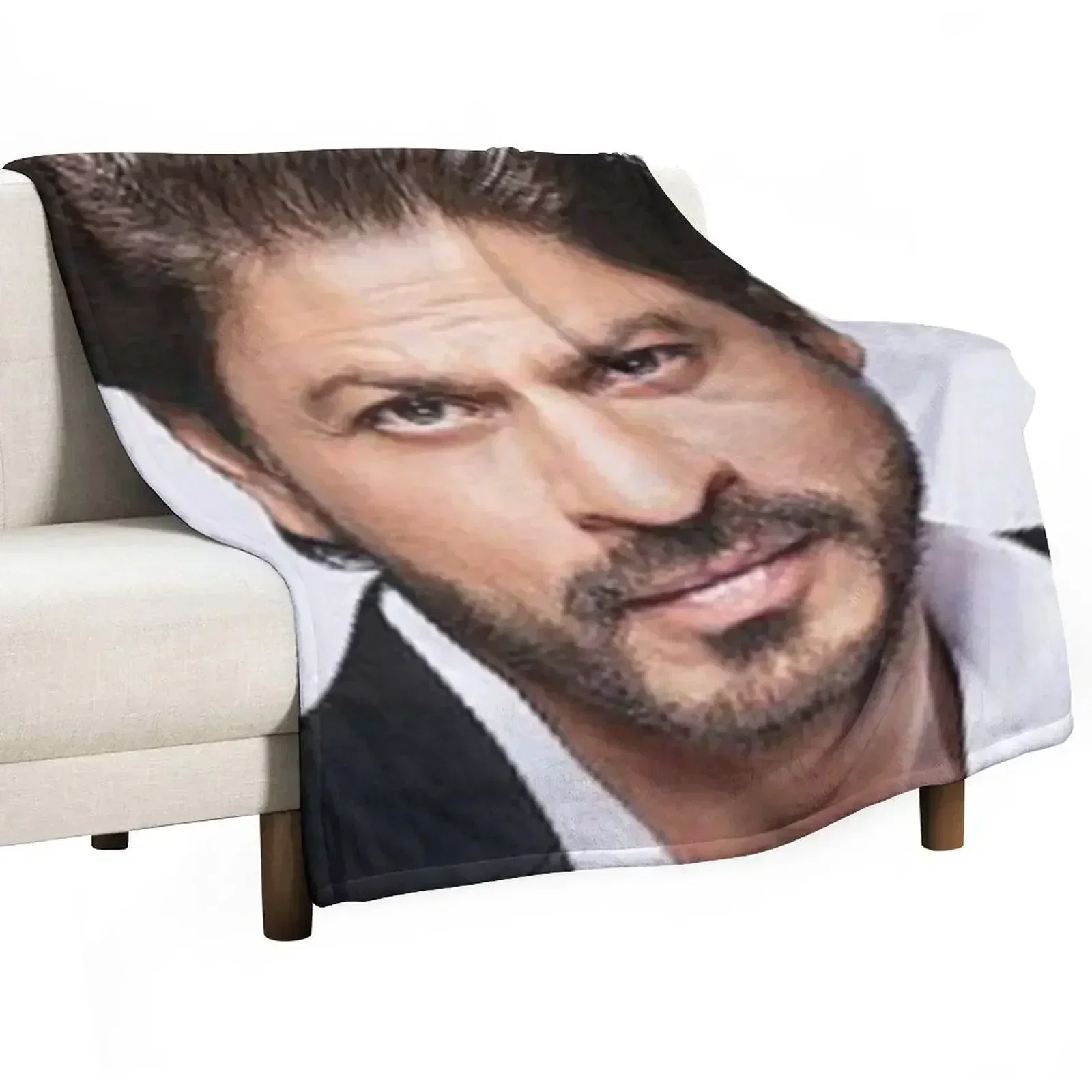 

shahrukh khan Throw Blanket Plush Fuzzy Cozy Blanket for Couch Sofa