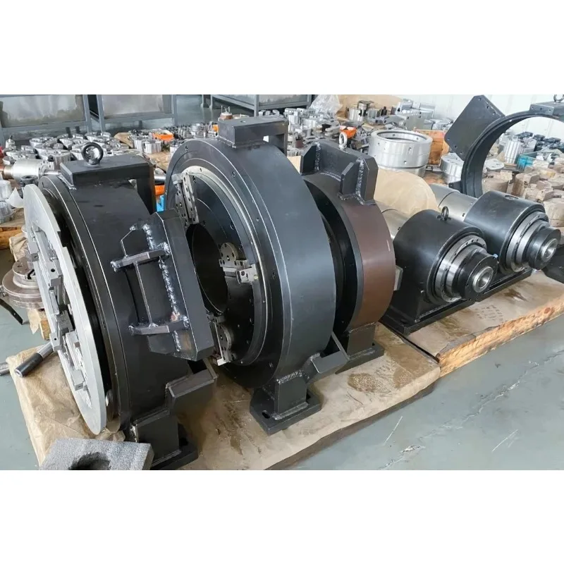 Cutting CHUCK,through Hole Pneumatic Pressure Maintaining Type 4 Claw Double Action