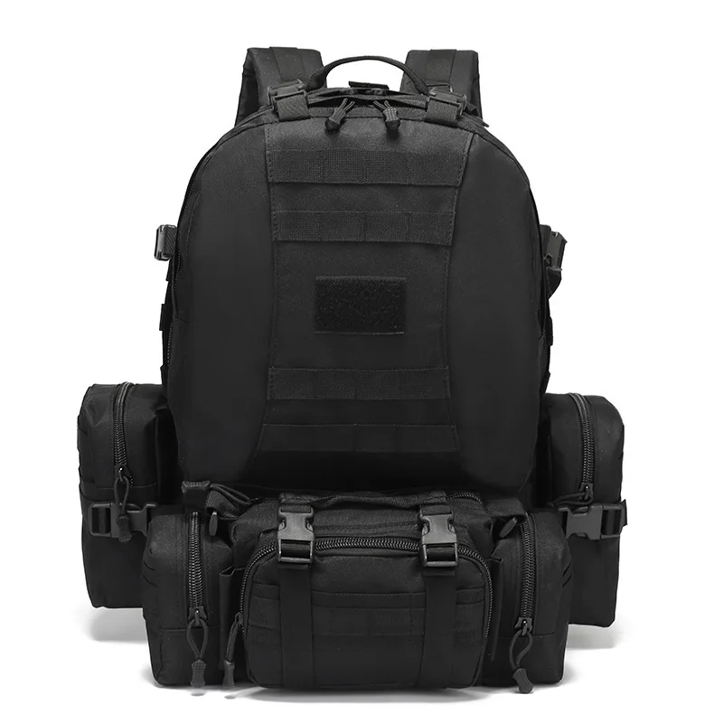 50L Outdoor Backpack Multifunction Sports MolleTactical Bag Water Resistant Military Rucksack For Climbing Camping