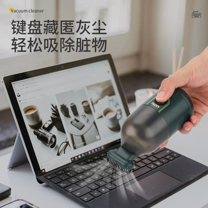 Desktop Vacuum Cleaner New Wireless Charging Desktop Keyboard Cleaner Portable Automatic Vacuum Cleaner