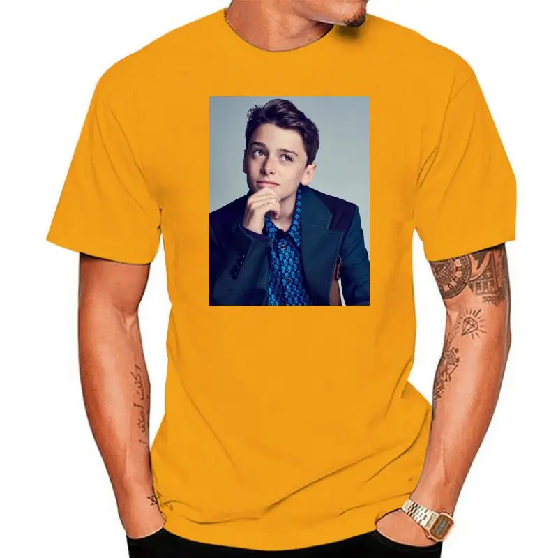 Noah Schnapp Men's Comfort Soft T-Shirt Size S-3XL women tshirt