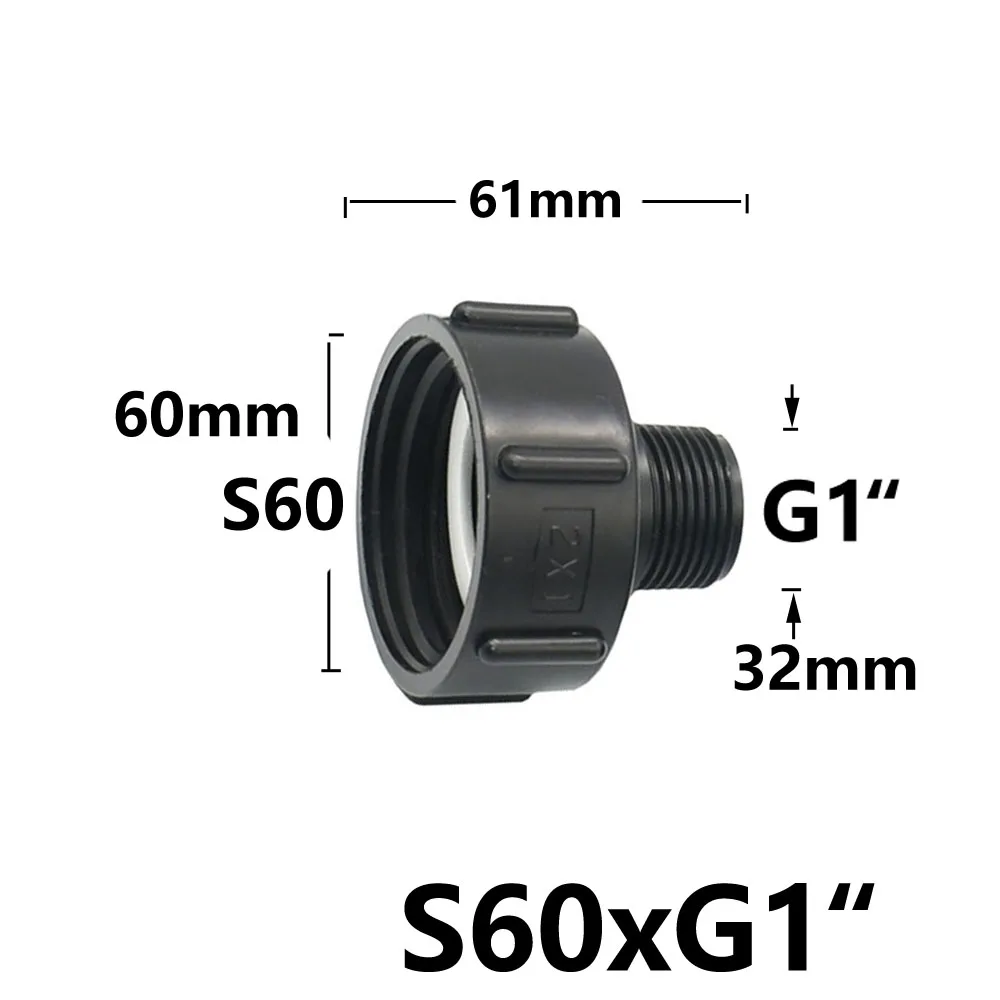 Adapter zbiornika IBC S60 do 1/2 3/4 1 \