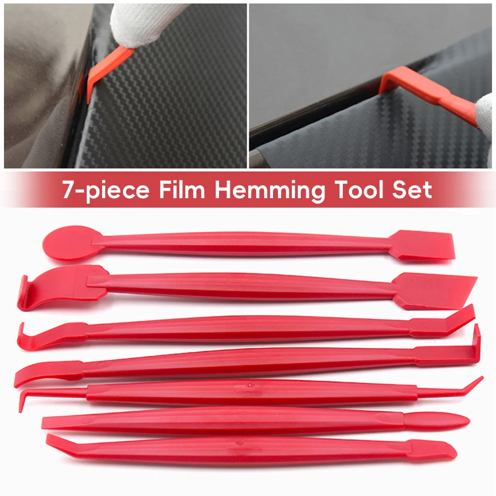 New 7Pcs Scraper Tools Car Accessories Squeegee Vinyl Wrap Film Edge-closing Tool For Automobile Scraper Tools Auto Accessories