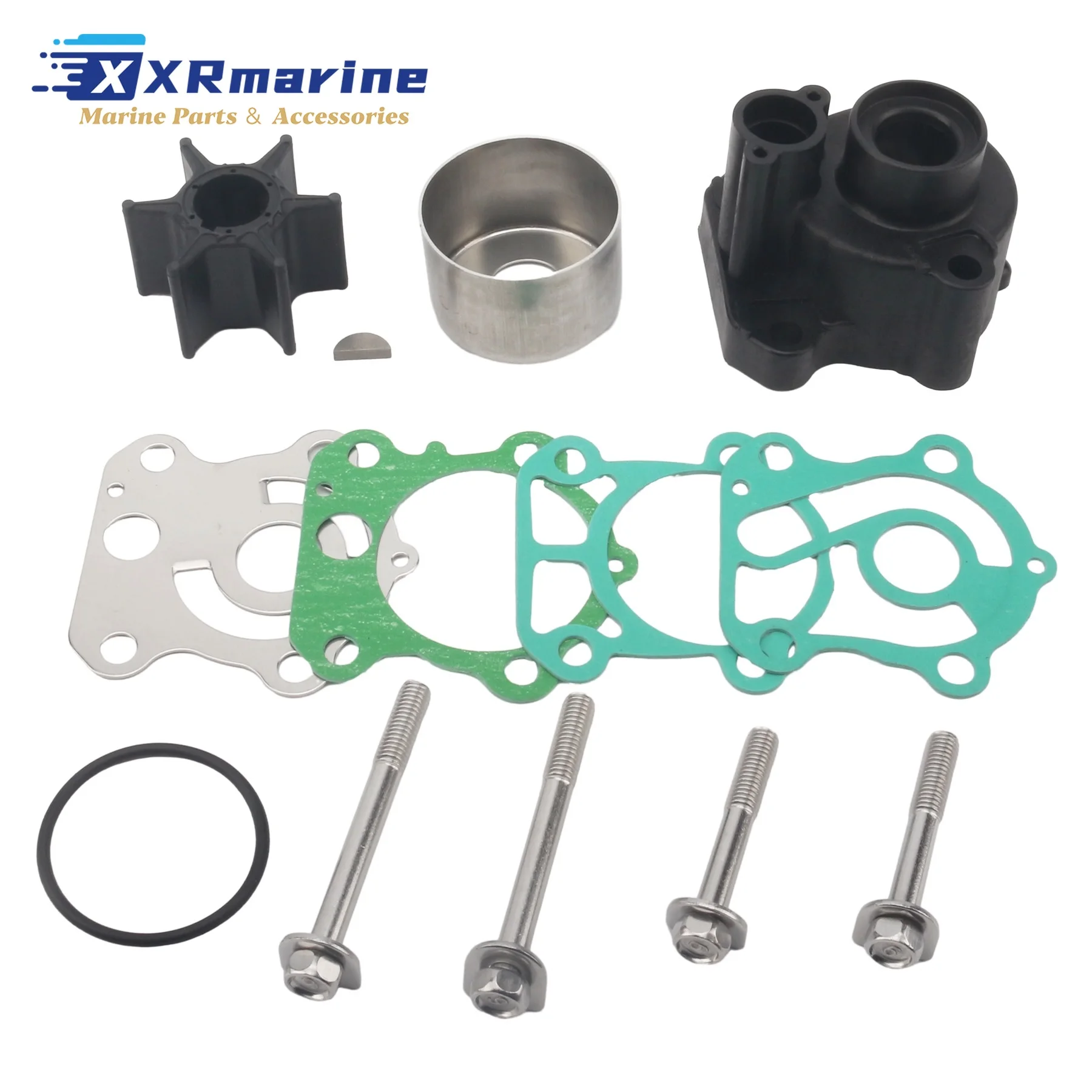 

Outboard Water Pump Impeller Repair Kit with Housing Fits for Yamaha 75 To 100 HP Motors Sierra 18-3451 18-3409 GLM 12275