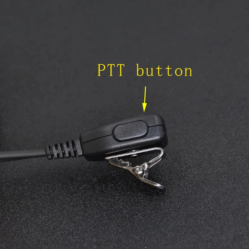 Air Tube Earpiece PPT Mic Headset Microphone for Motorola HT1000 XTS2500 XTS2250 MTS2000 MT2000 MT6000 GP1200 MTX838 Radio