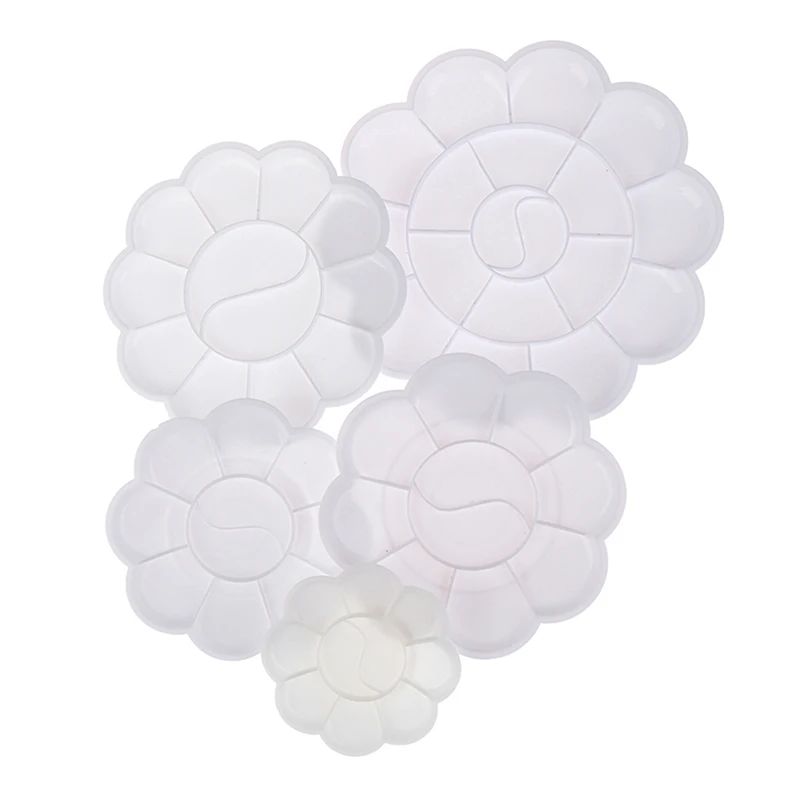 Paleta de arte alternativa, bandeja de pintura, artista, acuarela, plástico, pigmento