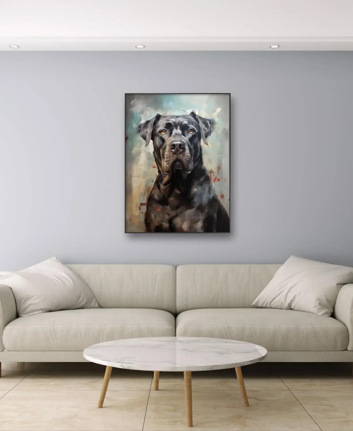 قصب كورسو DIY اللوحة الزيتية الرقمية الملونة اليدوية اللوحة الحيوان الفن لوحة على الحائط لتزيين المنزل حرفة بسيطة #3