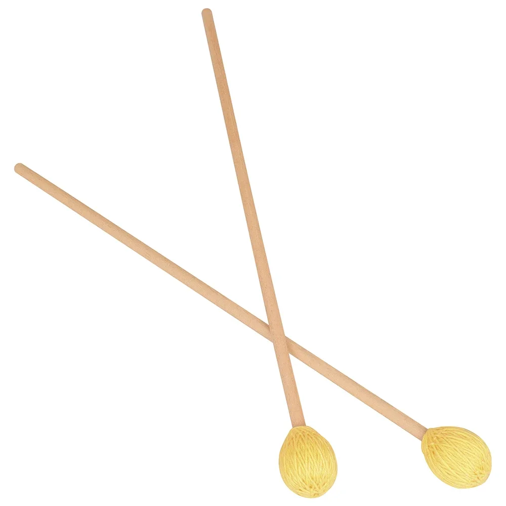 IRIN Marimba Mallets Middle Stick Yellow Xylophone Mallet Drum Sticks Maple Handle Percussion Instrument Accessories Mallet